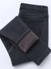 Winter Jeans Women Gold Fleeces Inside Thickening Denim Pants High Waist Warm Trousers Female jeans woman Pants