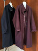 Office Lady Trench Coat Solid Color Lapel Long Sleeves Single Breasted Loose Windbreaker Spring Autumn 2DA8844