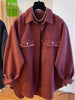 Casual and Loose Denim Jacket for Women Spring and Autumn Single Breasted Solid Color Jackets