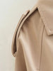 Belt Cropped Trench Spring Jacket Women Vintage Streetwear Double Breasted Long Sleeve Top Female Coat Outfits