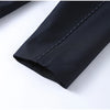 Loose Contrast Stitching Blazer Trousers Set Lapel Blazer Double Breasted Shoulder Pad Wide Leg Pants Casual Women Sets
