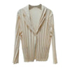 Women's Textured Pleated Blazer Set Elegant Loose Coat And Straight Skirts Lightweight Two Pieces Sets 2DB7888