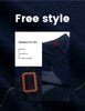 Women's Denim Long Dress Autumn Texture navy blue Women's Business Long Dress