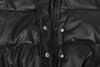 Winter Parka Coat Women's Jacket Thick Warm Women Black PU Leather Coats Women Elegant Zipper Faux Leather Jackets Tops