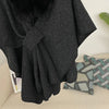 Spring Lanket Scarf Female Real Fur Coat Women Cloak Poncho Winter Warm Shawl Designer Thickening BPashmina Cape Stole Fur Coats