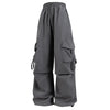 Women Cargo Pants Loose Comfortable Breathable Lightweight Multiple Pockets Cargo Long Pants Fitness Running Casual Pan