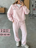 Autumn Women's Tracksuit with Zipper Cotton Oversize White Casual Two Piece Set Women Classic Sports Trouser Suits for Women