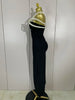 Designer Pearls V Neck Maxi Long Bandage Bodycon Dress Women Celebrity Evening Party Birthday Gowns Singer Stage Costumes