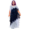 African Party Dresses for Women Elegant Lace Africa Clothing Muslim Abayas Dashiki Robe Kaftan Long Maxi Dress