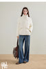 Women's 90% White Duck Down Jacket Autumn High Neck Windproof Fluffy Cocoon Silhouette Warm Outerwear
