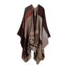 Winter Poncho Women Capes Scarf Imitation Cashmere Ladies Scarves Warm Shawls Wraps Woman Ponchos Bufanda Mujer Foulard