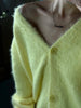 Imitation Mink Cardigan For Women Autumn Thick Knitted Jackets Yellow Oversize Cardigans Ladies Black Women Knitted Coat Velvet
