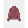 Casual Short Suede Jacket Women Chic Stand Collar Zipper Pocket Loose Outerwear Lady Autumn Daily Highstreet Jackets