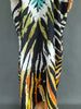 Africa Dress for Women for Evening Party Autumm Elegant Print O-neck Maxi Dress Muslim Abaya Dashiki African Clothing