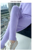 100% Mink Cashmere Knitted Feet Pants Women's Elastic Waist Slim Trousers Warm Joker Radish Pants Autumn Thick Leggings