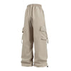 Women Cargo Pants Loose Comfortable Breathable Lightweight Multiple Pockets Cargo Long Pants Fitness Running Casual Pan