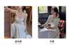 Elegant White Casual Midi Dress Women Summer Spaghetti Strap Vintage A-Line Party Vestidos Femme Prom Robe Clothes New