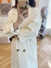 101801 Women Coat Winter Women's Jacket 10% Cashmere 90% Wool Classic Camel Wool Coat