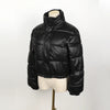 Winter Parka Coat Women's Jacket Thick Warm Women Black PU Leather Coats Women Elegant Zipper Faux Leather Jackets Tops