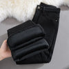 Jeans For Woman Y2k Pants Gray Stone Flared Stretch Winter Retro High Waist Horse Hoof Trousers Wide Leg Bell Bottom