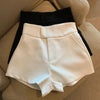 Women Shorts Mooyufon Black Shorts Women Harajuku Elegance High Waisted Shorts A Line Slim Casual Girl Straight Pants Sexy