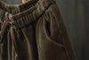 Autumn Winter Female Loose Thicken Pant Ladies High Waist Corduroy Trousers Women Large Size 4XL Casual Carrot Pantalons