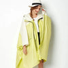 Big Size Women Leopard Raincoat Lightweight Rain Coat Poncho Ladies Waterproof Cloak Raincoats Adults Windproof Rainwear