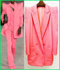 High Street Designer Trousers Women's Hot Pink Wide Leg Pants