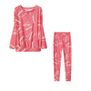 Urban Style Women's Casual Long Sleeve Printed Set Pants Autumn Comfortable Streetwear Outfit