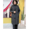 Spring Autumn Jacquard Twists Cardigan Sweater Large Size Women Long Hooded Single Breasted Knitted Cardigan Coat M-5XL