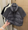 Жилет Loose A-line Cotton Vest Jacket Women Fall Winter Stand Collar Zipper Quilted Pocket Casual Lightweight Padded Coat куртка