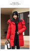 Women'S Winter Down Cotton Jacket Warm Thicken Cotton Padded Jacket Korean Loose Plus Size Parkas Outwear Long Coat