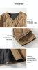 Oversized Women Parkas Collarless Long Sleeve Single-breasted Ladies Winter Coat Casual Thick Warm Outerwear Overcoat