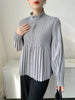 Spring Women's Short Trench Coat Stand Collar Loose Casual Loose Single Breasted Lantern Sleeve Jacket 2DB6686