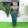 Spring African Clothes for Women long sleeve polyester Dashiki Ankara Outfit Robe Plus Size Wedding Party Dresses