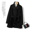 Winter Double-sided Woolen Coat Women's Short Hepburn 100% Wool Coat for Women Elegant Clothes Chaqueta Feminine F