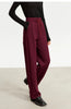 Minimalism Casual Pants for Women Autumn Wide Leg Loose Vertical Elastic Waist Drawstring Sporty Trousers 12343338