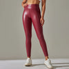 Women Black Pu Leather Pants High Waist Leather Sexy Leggings Trousers Warm Winter Leggings Fleece Trousers Women Thick Stretch
