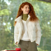 Down Jacket Women Winter Puffer Down Fill Goose Down Waterproof Oil-proof Stain-proof Stand Collar Coat Women