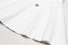 Sml Elastic Knitted Solid Color Flip Collar Button Back Zipper Large hem Pleated Casual Women's Dress
