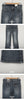 Gothic Buddha Head Womens Jeans Y2K Clothes Hip Hop Pocket Embroidery Vintage Blue Baggy Jeans Low Waist Wide Leg Trousers
