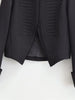 Women Baroque Cropped Jacket Military Inspired Structured Shoulder Asymmetric Hem Elegant Short Blazer Jacket Outerwear