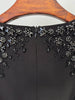 High Street Party Vestido Women's Full Sleeve Diamonds Beaded Maxi Long Dress