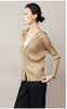 Casual Zipper Hooded Pleated Women's Jacket Spring Loose Solid Color Zipper Design Niche Cardigan Coat 2DB6163