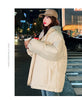 Winter Short Jacket Woman Parkas Thick Warm Spliced Hooded Parka Oversized Korean Loose Cotton Padded Outerwear
