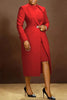 Women's Set Full Sleeve Long Blazer Coat+ Long Dress Suit Winter Streetwear Two 2 Piece Set Africa OL Work Outfits
