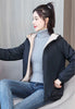 Add Velvet Padded Coat Women Winter Hooded Outerwear Ladies Warm Cotton-Padded Jacket Overcoat Short Female Top