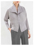 Short Jacket For Women Spring Casual Temperament Loose Large Lapel Single Breasted Pleated Coat 2DA8011