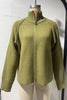 Lazy Style Sweater Jacket for Women Autumn Winter Thicken Warm Soft Knitted Cardigans Zipper Stand Collar Cardigan