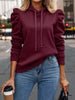 Autumn Gothic Style Casual Long-Sleeved Hooded Short Sweater Jacket Women Zipper Sports Hoodies Y2K Sweatshirt